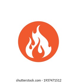 Fire flame vector illustration design template