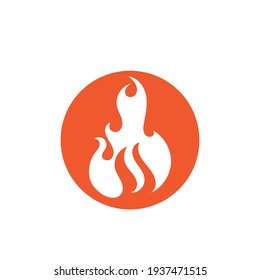 Fire flame vector illustration design template