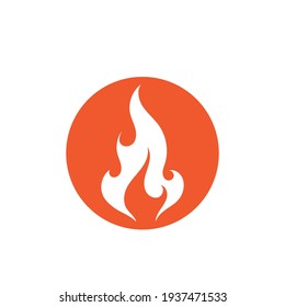 Fire flame vector illustration design template