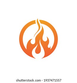 Fire flame vector illustration design template
