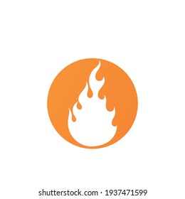 Fire flame vector illustration design template