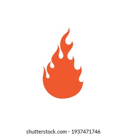 Fire flame vector illustration design template
