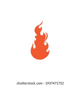 Fire flame vector illustration design template
