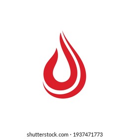 Fire flame vector illustration design template