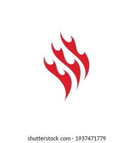 Fire flame vector illustration design template