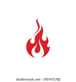 Fire flame vector illustration design template
