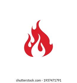 Fire flame vector illustration design template