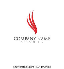 Fire flame vector illustration design template