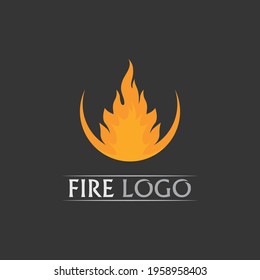 Fire flame vector illustration design template power, hot, icon, logo, light, devil, blaze, abstract