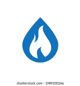 Fire flame vector illustration design template