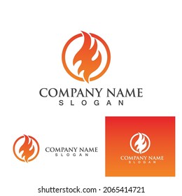 Fire flame vector illustration design template