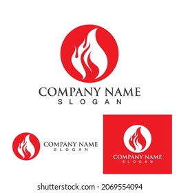 Fire flame vector illustration design template