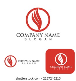 Fire flame vector illustration design template
