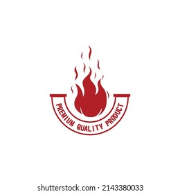 Fire flame vector illustration design template