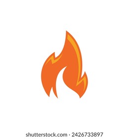 Fire flame vector illustration design template