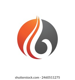 Fire flame vector illustration design template