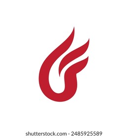 Fire flame vector illustration design template