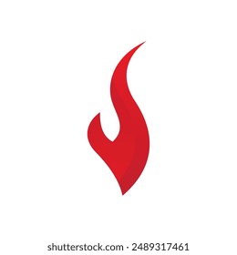 Fire flame vector illustration design template