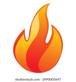 Fire Flame Vector Illustration Design