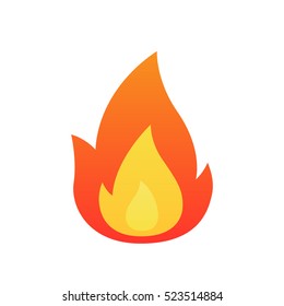 Fire flame vector isolated