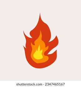 Fire flame vector isolated.
Fire emoji icon. Lit symbol modern, simple, vector, icon for website design, mobile app, ui. Fire flame symbol.
Vector Illustration
