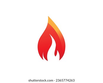 fire flame vector logo design. fire logo. flame logo design inspiration. fire flame logo icon design template element