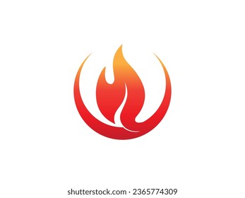 fire flame vector logo design. fire logo. flame logo design inspiration. fire flame logo icon design template element