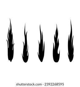 Fire flame vector logo design