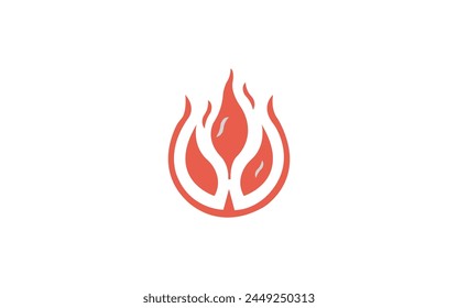 Fire flame vector logo design fire logo flame logo design inspiration