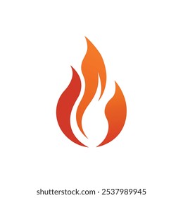 fire flame vector logo design. fire logo. fire logo design inspiration. elegant abstract design template elements.