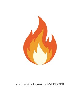 Fire flame vector, fire flame logo design icon, fire flame illustration