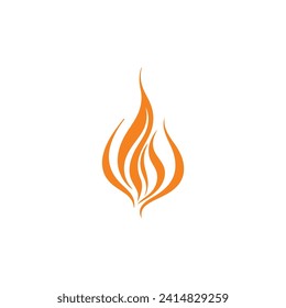 fire flame vector logo design.fire logo.fire logo design inspiration. elegant abstract design template elements.