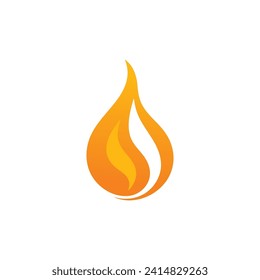 fire flame vector logo design.fire logo.fire logo design inspiration. elegant abstract design template elements.