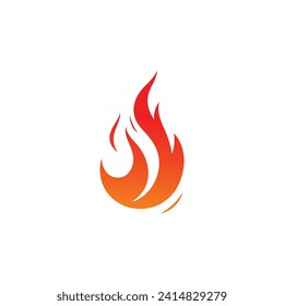 fire flame vector logo design.fire logo.fire logo design inspiration. elegant abstract design template elements.