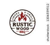Fire Flame Vintage Retro Rustic BBQ Grill, Barbecue, Barbeque Steak Label Restaurant Stamp Logo design vector