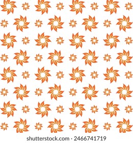 Fire flame workable trendy multicolor repeating pattern vector illustration background design