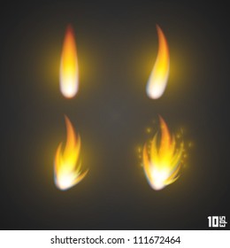 Fire flames