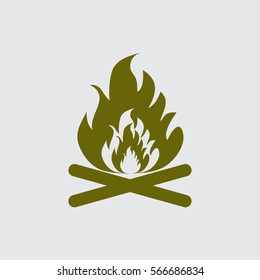 Fire flames