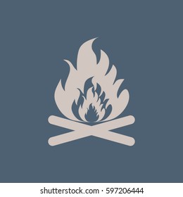 Fire flames