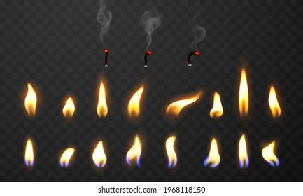 fire flames Burning red hot sparks realistic abstract background