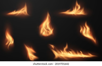 fire flames Burning red hot sparks realistic abstract background