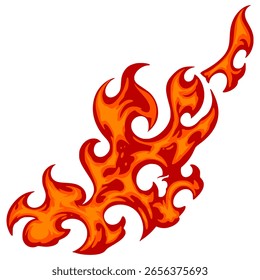 Fire Flames Decoration Element Burn