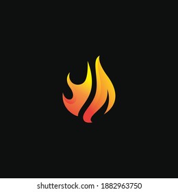 Fire flames  Logo vector icons