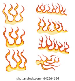 Fire Flames for tattoo, machines, etc.