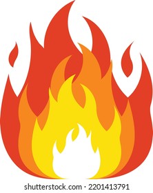 fire and flames vector design