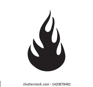 Fire flames, vector icons, illustration isolated - fire icon - Vector