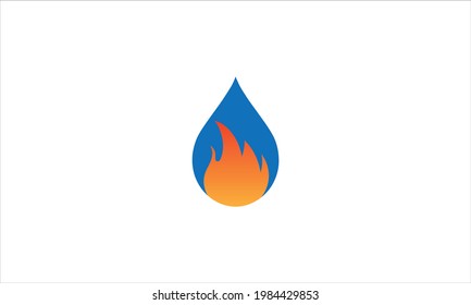 fire flare heat droplets element image vector icon logo design vector template illustration