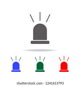fire flasher icon. Elements of fireman in multi colored icons. Premium quality graphic design icon. Simple icon for websites, web design, mobile app, info graphics