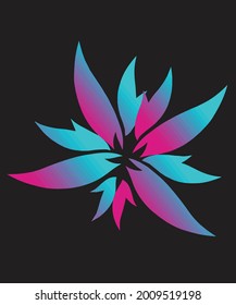 Logo und Hintergrund für Feuer und Blumen