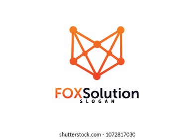 fire fox logo design
